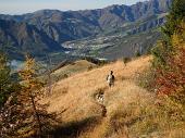 Salita da Rovetta a Cima Paré (1642 m.) il 21 ottobre 2010 - Piero ed Erica - FOTOGALLERY